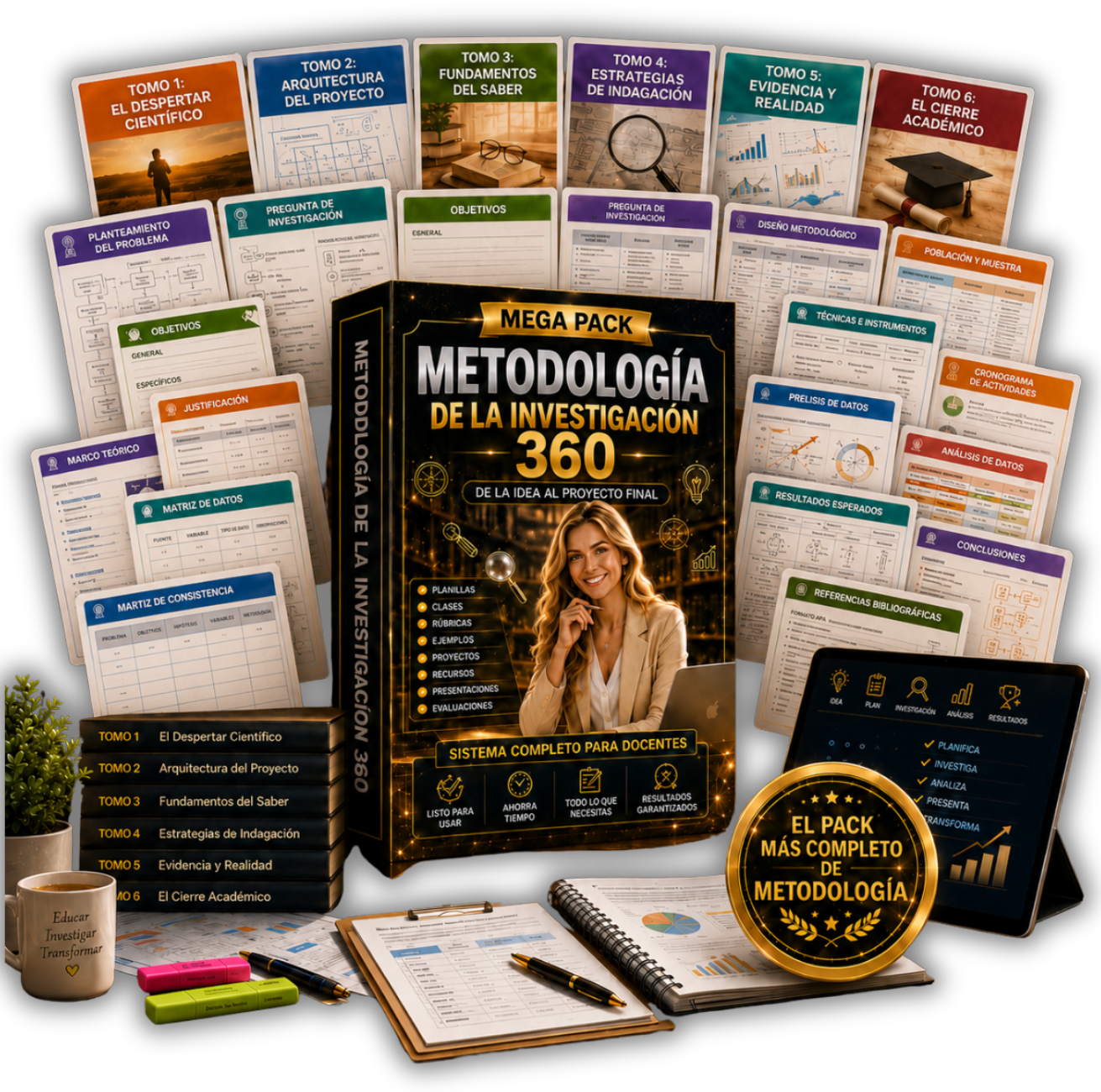 Mega Pack Metodología de la Investigación 360
